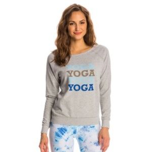 YOGA RX - YOGA YOGA YOGA SWEATSHIRT, NWT, sz M